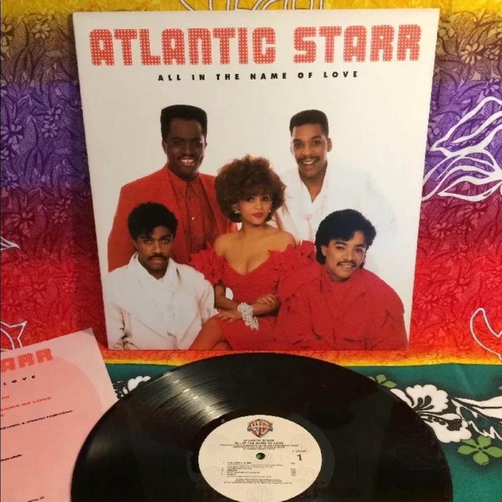 Atlantic Starr All In The Name Of Love LP 33 RPM 1987 Warner Bros. USA Brilliant